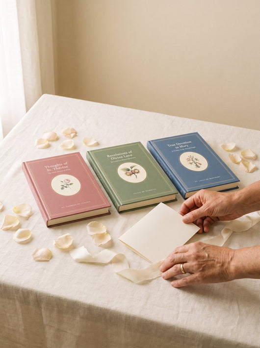 The Catholic Devotional Library gift set — illustrated hardcover by Ploughman Press