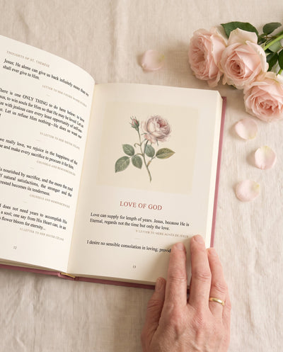 Thoughts of St. Thérèse — illustrated hardcover by Ploughman Press